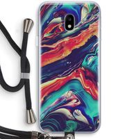 Chameleon Sun: Samsung Galaxy J3 (2017) Transparant Hoesje met koord