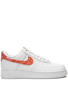 Nike baskets Air Force 1 'Orange Paisley' - Blanc