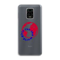 Run The World: Xiaomi Redmi Note 9 Pro Transparant Hoesje