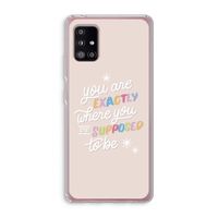 Right Place: Samsung Galaxy A51 5G Transparant Hoesje