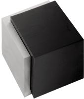 Formani Square LSQ46 deurstop vloer - mat RVS