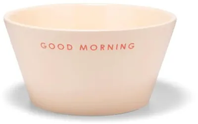 Vondels kom keramiek good morning 14x7cm camel