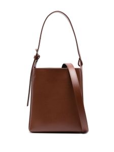 A.P.C. Virginie leather bucket bag - Marron