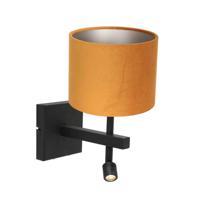 Steinhauer Stang wandlamp geel metaal kapdiameter: 20 cm - thumbnail