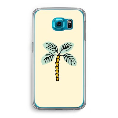 Palmboom: Samsung Galaxy S6 Transparant Hoesje