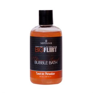 Sensuva - Big Flirt Feromonen Bubbel Badgel 237 ml Oranje