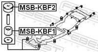 Ophanging, voertuigframe MSBKBF2