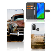 Huawei P Smart 2020 Telefoonhoesje met foto Vintage Auto