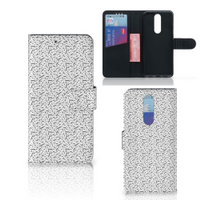 Alcatel 3 (2019) Telefoon Hoesje Stripes Dots - thumbnail