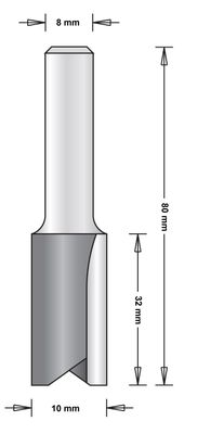 8 MM GROEFFREES 10X32/80