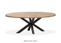 Lynn eetkamer tafel ovaal lamulux 220cm