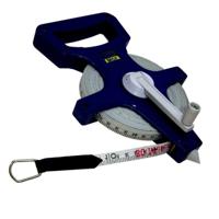 Benson Landmeter - 30 meter - blauw - meetlint op haspel