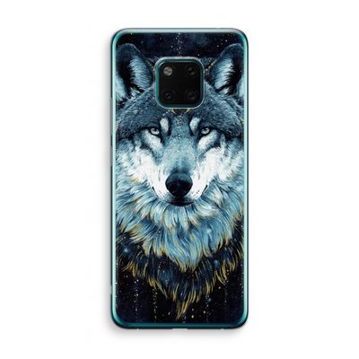 Darkness Wolf: Huawei Mate 20 Pro Transparant Hoesje