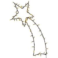 VidaXL Kerstverlichting vallende ster silhouet 80 leds warm wit VidaXL Kerstverlichting vallende ster silhouet 80 leds warm wit