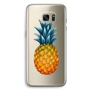 Grote ananas: Samsung Galaxy S7 Edge Transparant Hoesje