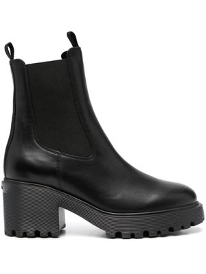 Hogan bottines en cuir - Noir