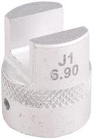 Bikeservice adapter adapter bst aluminum 6.9mm f bs5502