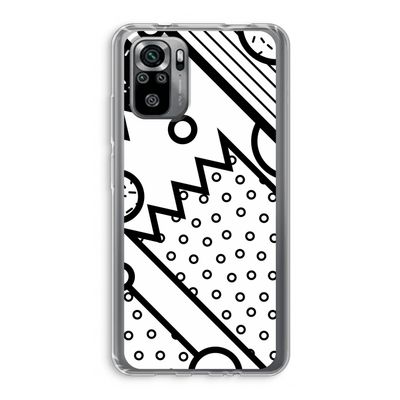 Pop Art #4: Xiaomi Redmi Note 10S Transparant Hoesje