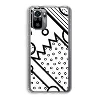 Pop Art #4: Xiaomi Redmi Note 10S Transparant Hoesje