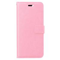 Basey OnePlus Nord CE 3 Lite Hoesje Book Case Kunstleer Cover Hoes - Lichtroze - thumbnail