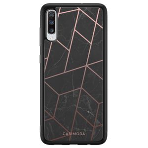 Samsung Galaxy A70 hoesje - Marble grid