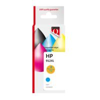 Inktcartridge Quantore alternatief tbv Hp 912XL 3YL81AE hc blauw | 12 stuks