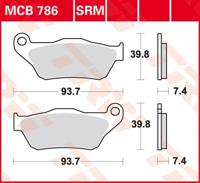 TRW Remblokken, en remschoenen voor de moto, MCB786SRM Sinter maxi scooter