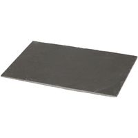 Leistenen serveerplateau/plank rechthoekig 22 x 14 cm - thumbnail