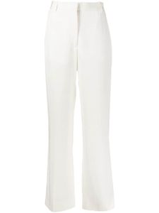 Victoria Beckham pantalon ample à taille haute - Blanc