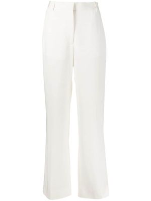 Victoria Beckham pantalon ample à taille haute - Blanc