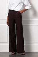 Studio Anneloes Lexie Bonded Trousers 94801 Broek 8700 Espresso