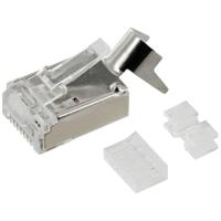 econ connect Modulaire stekker 8/8 Cat.6a voor ronde kabel MPL88C6AR Stekker, recht Aantal polen 8P8C 1 stuk(s)