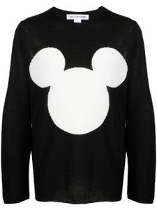 Comme Des Garçons Shirt x Disney intarsia trui - Zwart