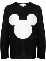 Comme Des Garçons Shirt x Disney intarsia trui - Zwart - thumbnail