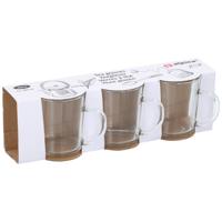 Theeglazen 200ml set a 3 NIET ONLINE!!