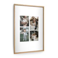 Houten lijst met gepersonaliseerde fotoafdruk - 40x60