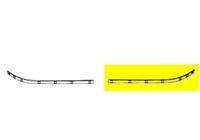 BUMPERLIJST LINKS VOOR Chroom Lijst 3032481 BUMPERLIJST LINKS VOOR Chroom Lijst 3032481