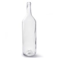 Transparante fles vaas/vazen van glas 14 x 53 cm - thumbnail