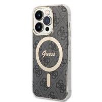 iPhone 15 Pro Guess IML 4G-behuizing - MagSafe-compatibel - Zwart - thumbnail