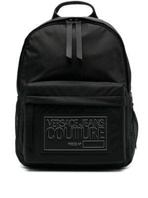 Versace Jeans Couture sac à dos à patch logo - Noir