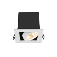 SLV Vierkante led inbouwspotKadux Single 1x Led - wit - 3000K - 1007552