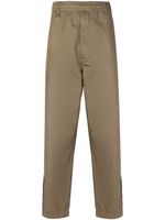 izzue pantalon chino à coupe droite - Marron