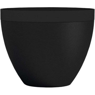 Bloempot - GARDEN ID - Green Care Impact Zwart-Anth - 30 x 26 cm - 10 jaar garantie - 100% gerecycled - UV-/gelbestendig