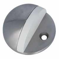 AMIG Deurstopper/deurbuffer - D45mm - inclusief schroeven - mat rvs   - - thumbnail