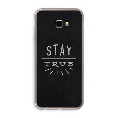 Stay true: Samsung Galaxy J4 Plus Transparant Hoesje