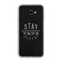 Stay true: Samsung Galaxy J4 Plus Transparant Hoesje