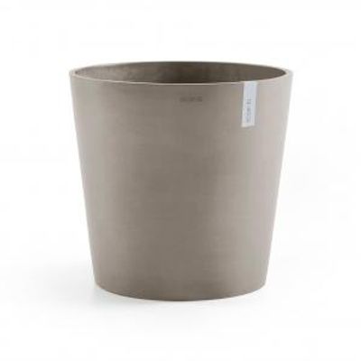 Ecopots Amsterdam kunststof bloempot Taupe - Ø 55,2 cm