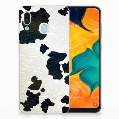 Samsung Galaxy A30 | TPU Hoesje | Koeienvlekken