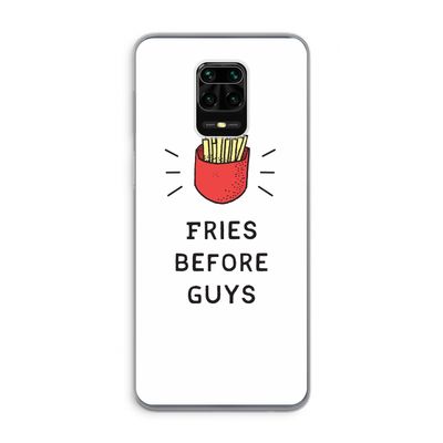 Fries before guys: Xiaomi Redmi Note 9 Pro Transparant Hoesje