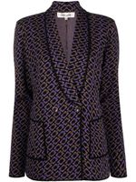 DVF Diane von Furstenberg blazer Dion à boutonnière croisée - Violet - thumbnail